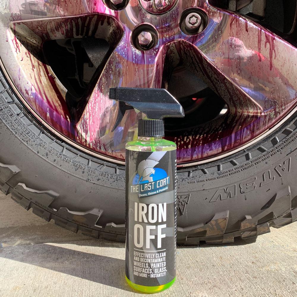 DURA-COATING TECHNOLOGY, Limpiador de ruedas Iron Off – Solución definitiva  para superficies de ruedas y llantas, descompone el polvo de hierro y